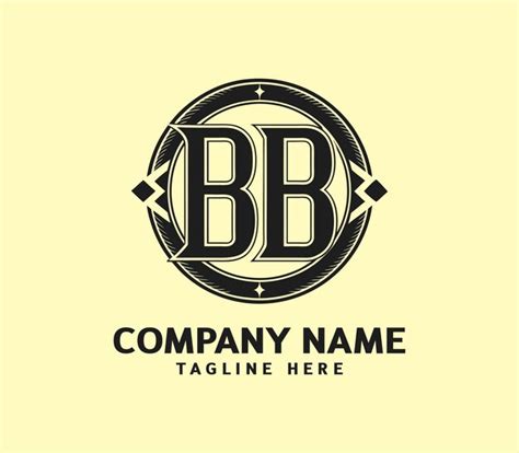 Bb Modern Monogram Logo Premium Ai Generated Vector