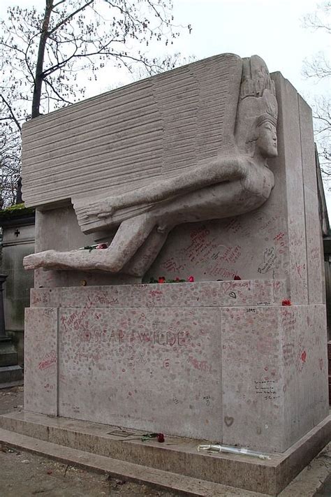 Oscar Wildes Tomb Designed By Jacob Epstein In Paris Public Artwork