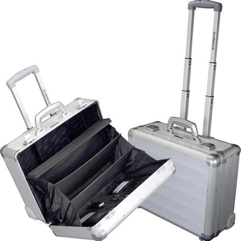 Alumaxx Business Trolley Galaxy Aluminium Mit Laptopfach