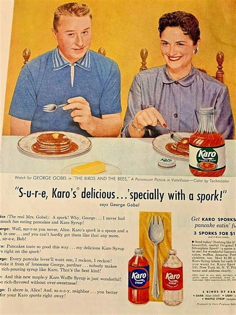 Vintage Ad Print Karo Syrup 1956 14 X 10 Etsy