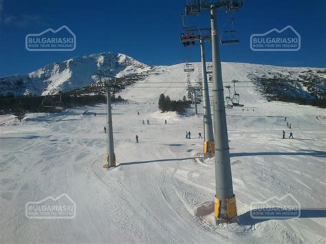 Excellent skiing conditions in Bansko winter resort in Bulgaria