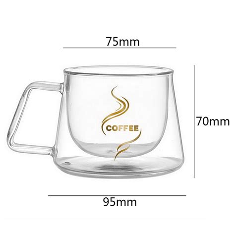 Ml Ml Double Wall Cup Bier Koffie Mokken Han Grandado