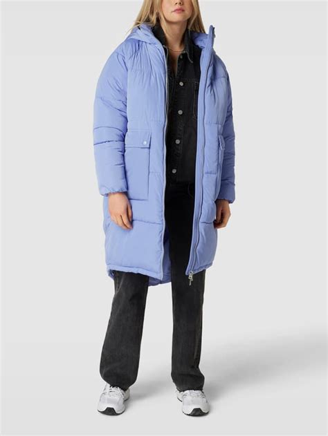 Only Steppmantel Mit Kapuze Modell ONLGABI OVERSIZE LONG COAT Bleu