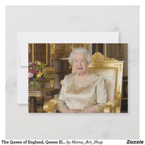 The Queen Of England Queen Elizabeth Ii Thank You Card British Royal