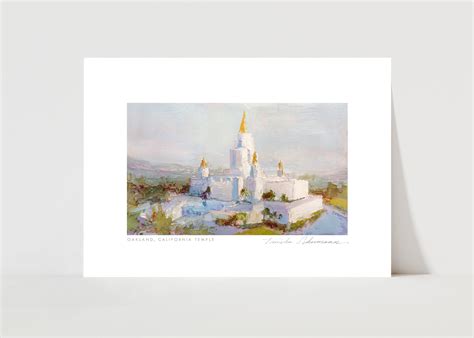 Oakland Temple Oil Painting Print | Tausha Schumann Fine Art