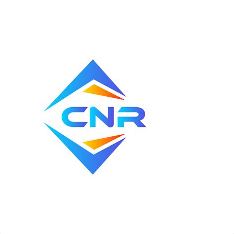 CNR abstract technology logo design on white background. CNR creative ...