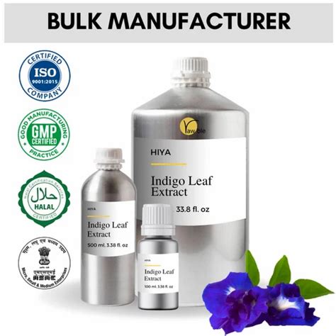 Indigo Leaf Extract Indigofera Tinctoria Packaging Type Bottle