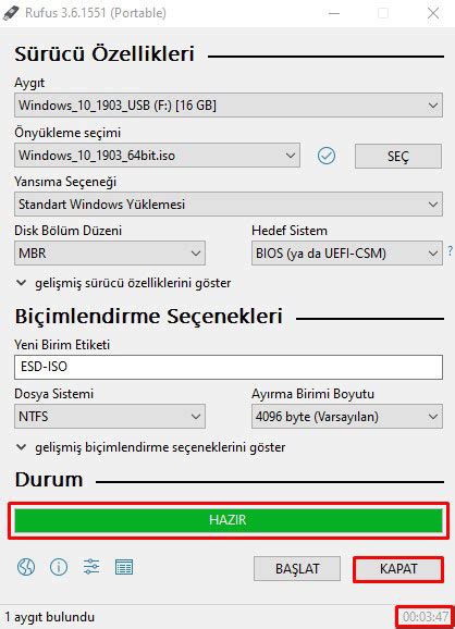 Rufus kullanarak format Usb si hazırlama 2023 Bilgiyi Takip Et