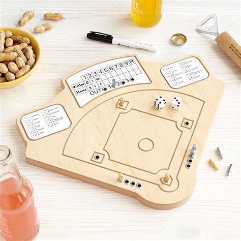 Baseball Game | Wooden baseball board game | UncommonGoods