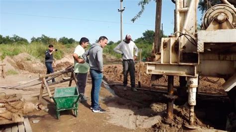 Araujo Visit La Construcci N De Un Nuevo Pozo De Agua En El Paraje La