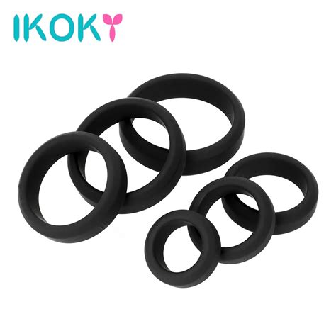 Aliexpress Buy Ikoky Penis Ring Elastic Cock Ring Silicone Sex