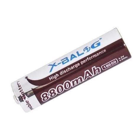 ᐉ Акумулятор X BaloG 18650 8800 mAh 3 7 В з захистом Краща ціна в