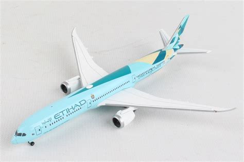 Etihad 787 10 Greenliner Boeing 787 10 Herpa Wings 534420 Scale 1 500