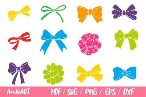 Bow Tie SVG, Bow outline SVG, Bow cut files, Bow silhouette