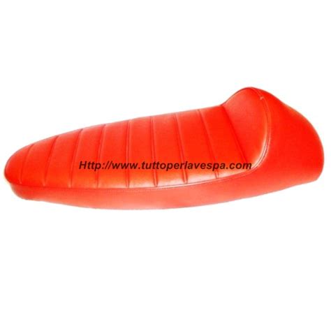 Selle racing vespa 50 125 Primavera ET3 rouge Piéces Vespa 50 90 125