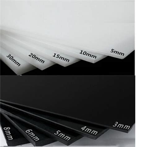 HDPE Sheet White Black Polyethylene Engineering Plastic HDPE Plate 3mm