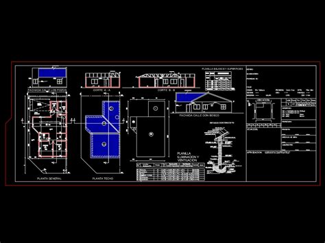 Vivienda Unifamiliar En Esquina En Autocad Cad Kb Bibliocad