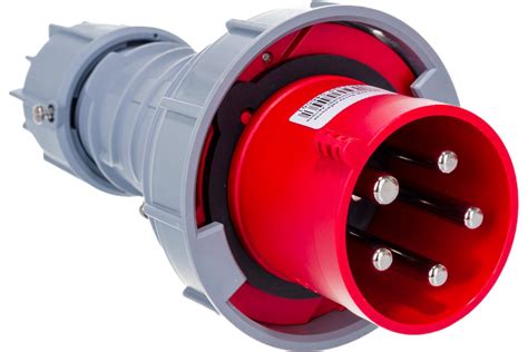 Кабельная вилка PCE 63А 380V 3P+N+E IP67 035-6 - выгодная цена, отзывы ...
