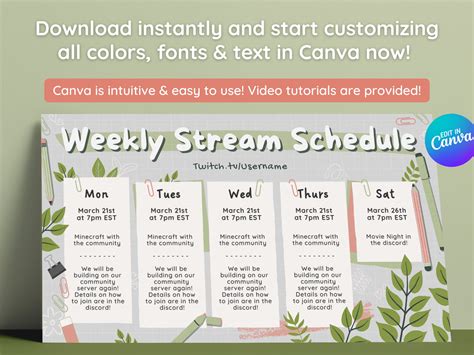 Cozy Plants Lofi Desk Twitch Youtube Weekly Stream Schedule Social