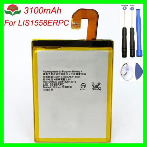 ISUN Original Quality 3100mAh Mobile Phone Battery For Sony Z3 L55T