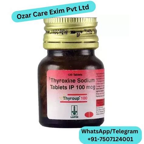 Thyroxine Sodium Tablets Ip At Rs 177 Bottle Nagpur Id 21593647562