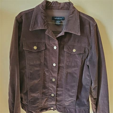 Calvin Klein Brown Corduroy Jacket Gem