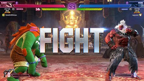 Sf Nishikin Rank Blanka Vs Naooonn Rank Akuma Sf High