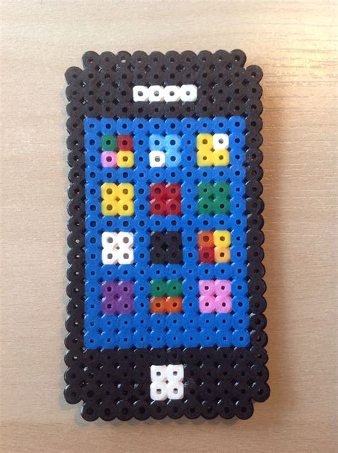 Iphone Diy Bead Embroidery Easy Perler Beads Ideas Hama Beads Patterns