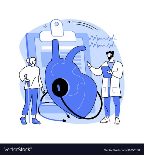 Ischemic Heart Disease Abstract Concept Royalty Free Vector