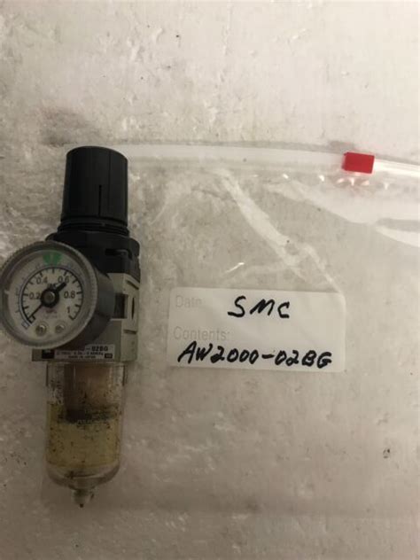 SMC Aw2000-02bg Filter Regulator AW200002BG for sale online | eBay