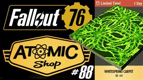 Whitespring Carpet Limited Fallout 76 Atomic Shop 88 15 March 2019