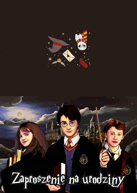 Zaproszenia Na Urodziny Harry Potter Hogwart Ceny I Opinie