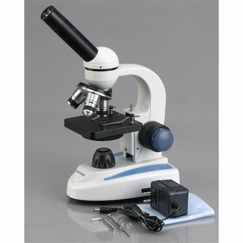 Amscope M C X X Student C F Cordless Led Compound Microscope W