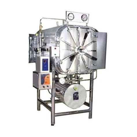 Single Wall 10 15 Litre Horizontal Autoclave For Laboratory