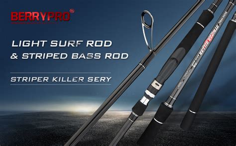 Berrypro Light Surf Spinning Rod Striper Fishing Rod