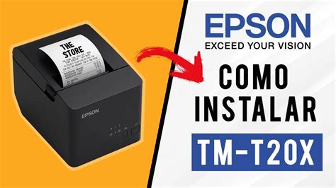 Epson TM T20X Unboxing Review e Instalação Completo YouTube