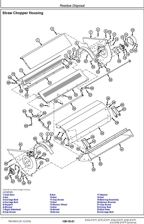 John Deere S S S S S Sts Combines Repair Technical