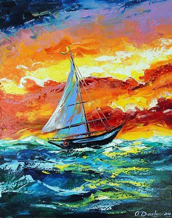 Storm at sea Painting by Olha Darchuk - Jose Art Gallery