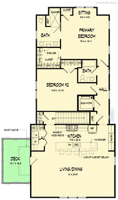 2 Bed Country Carriage House Plan With Elevator And 4 Car Garage