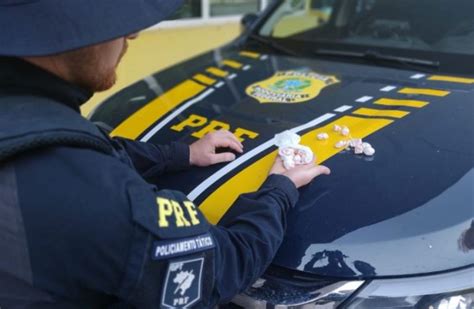 Prf Prende Traficante Transportando Quase Comprimidos De Ecstasy