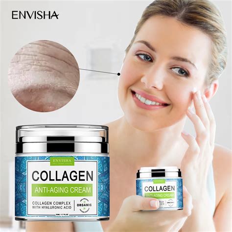 Envisha Face Cream Collagen Hyaluronic Acid Skin Care Anti Wrinkle