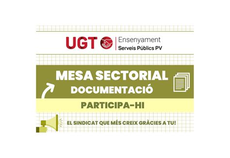 PARTICIPA MESA SECTORIAL Convocatòria procediment de provisió de llocs