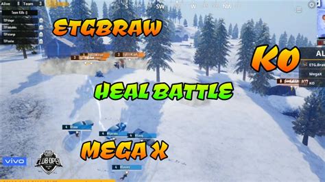 Brawlers Vs Megax Vs Knockout Heal Battle In Vikendi Pmco Fall Split