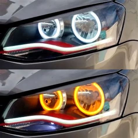 Angel Eyes Olhos De Anjo Kit C 4 Gol G6 Efeito Seta Drl