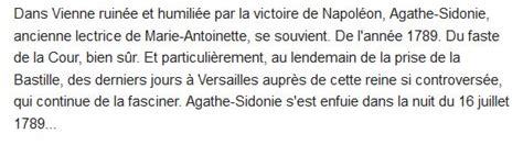 Les adieux à la Reine de Chantal Thomas