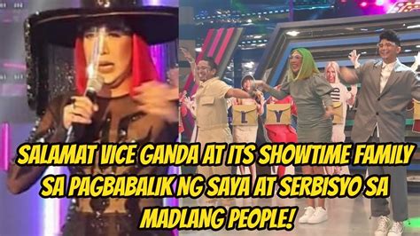 Vice Ganda NAIYAK Sa Sobrang SAYA Sa Unang Araw Ng Pagbabalik Ng Its