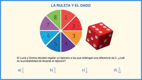 PROBABILIDADES Regla de Laplace Situación el Dado y la Ruleta YouTube