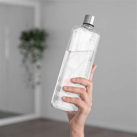 Memobottle Slim Flat Water Bottle