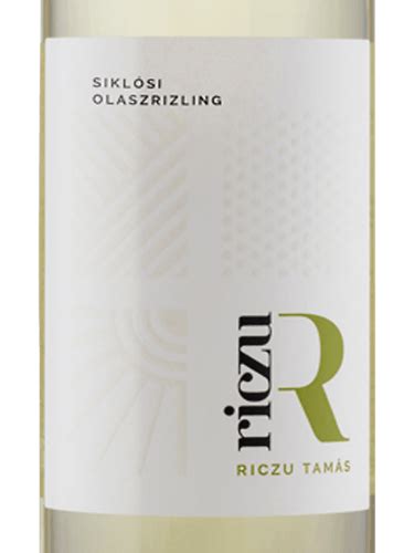 Winery Of Tam S Riczu Sikl Si Olaszrizling Vivino