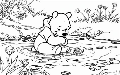 442 Winnie Pooh Para Colorear Diversión Creativa Para Niños